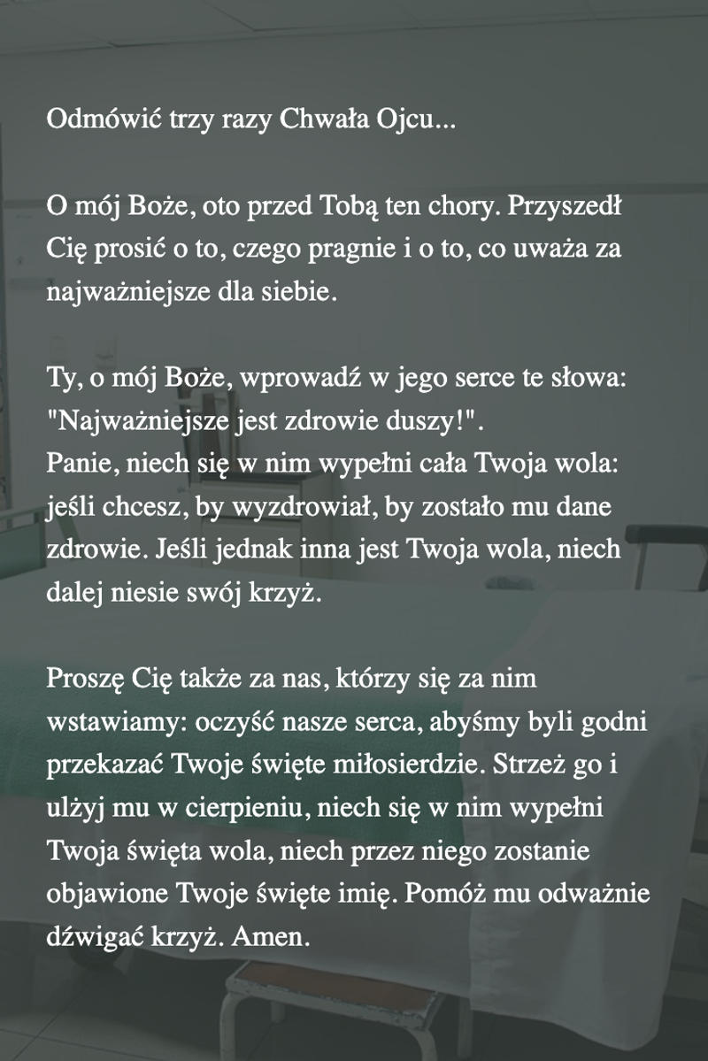 modlitwa_za_osobe_chora.png - Aleteia Polska Modlitwa za osobę chorą