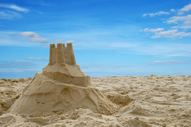 SAND, CASTLE, BEACH