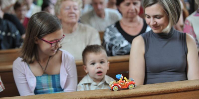 CHILD AT CHURCH