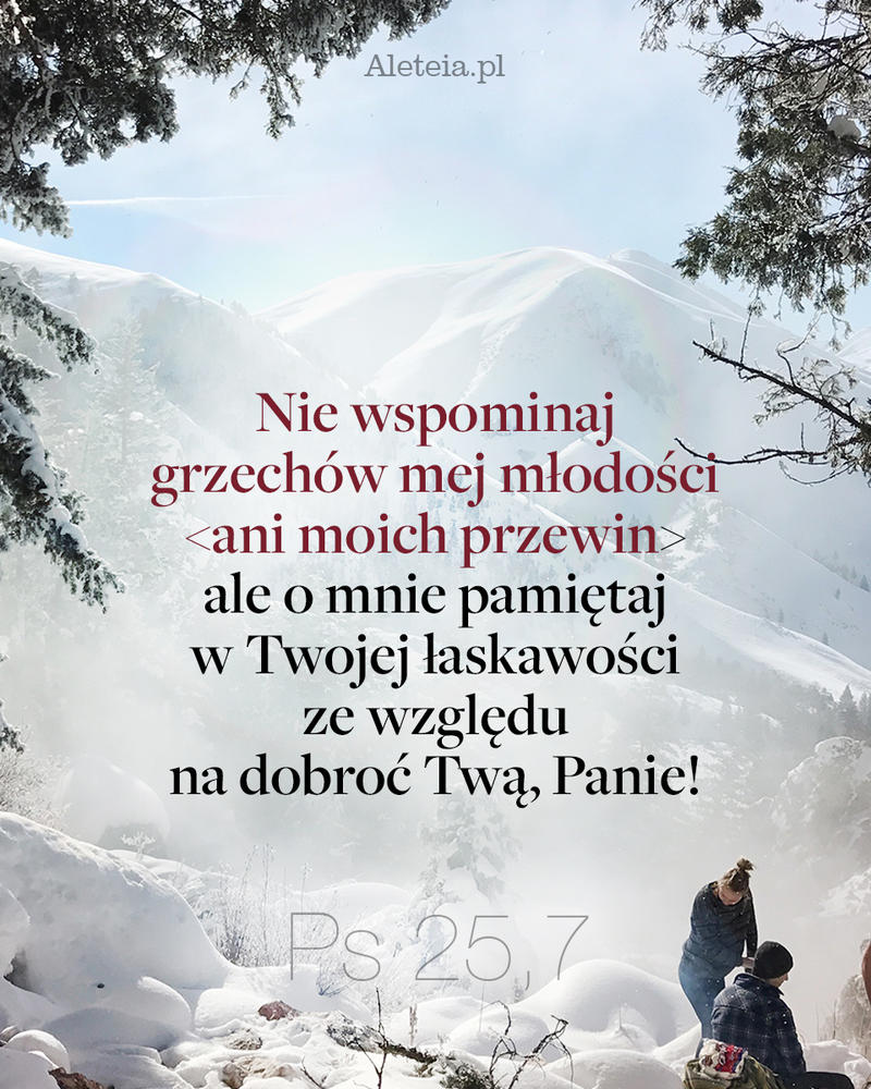 Cytat z Biblii Ps 25