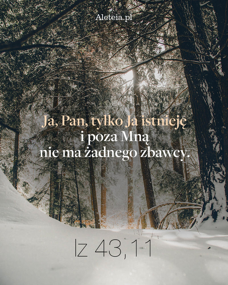 Cytat z Biblii Iz 43,11