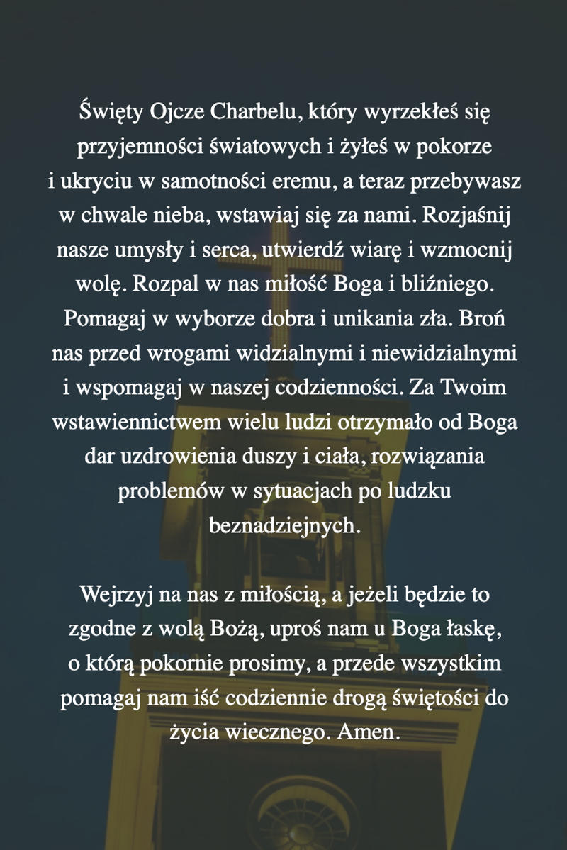 modlitwa_do_sw_charbela.png - Aleteia Polska Modlitwa do św. Charbela