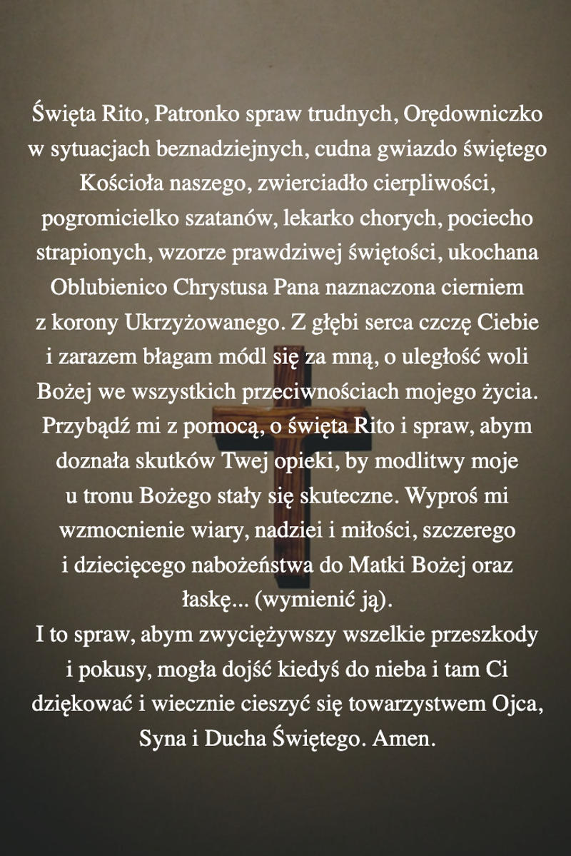 modlitwa_do_sw_rity.png - Aleteia Polska Modlitwa do św. Rity