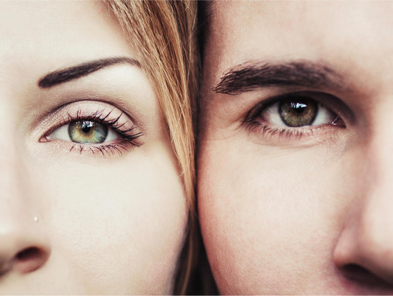 close up young couple