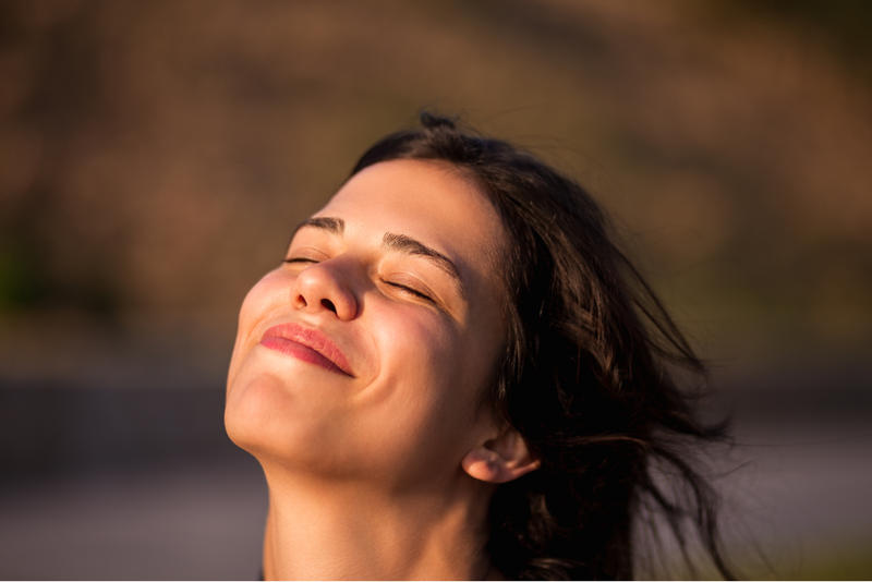 smiling girl portrait