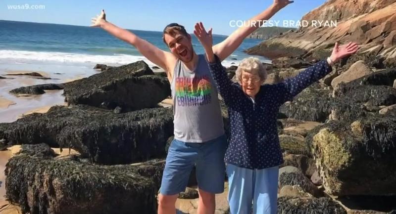 Brad Ryan and grandmother
