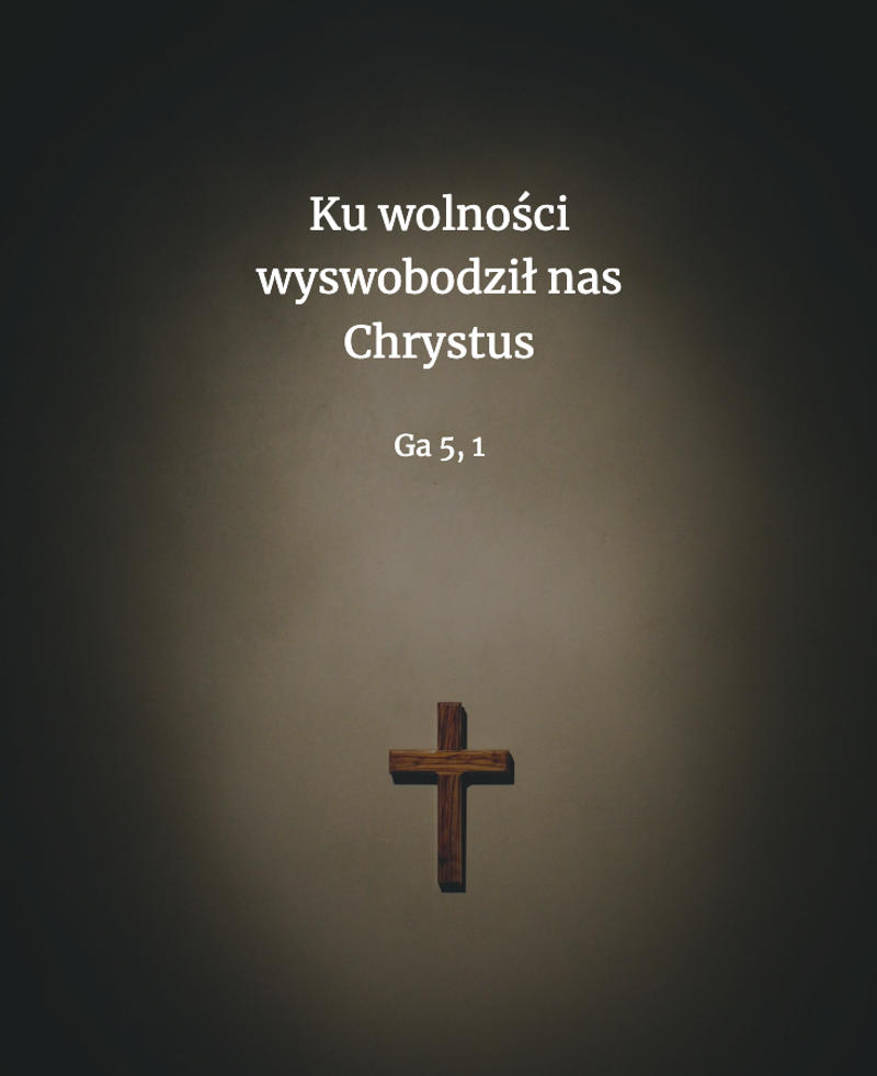Cytat z Biblii Ga 5,1