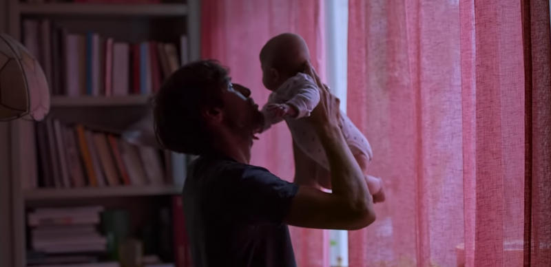 DAD WITH THE BABY