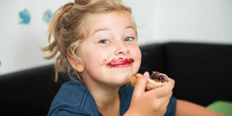 GIRL, BREAD, JAM