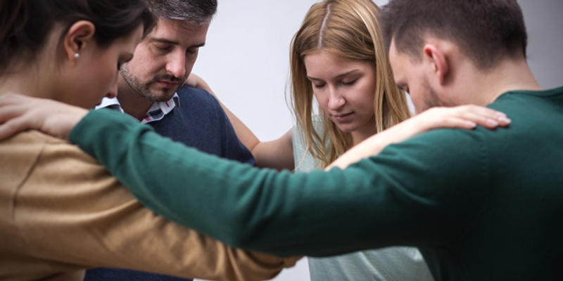 GROUP PRAYER HANDS