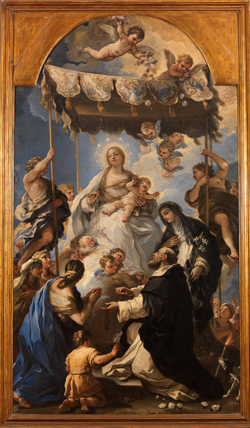 la Madone du rosaire