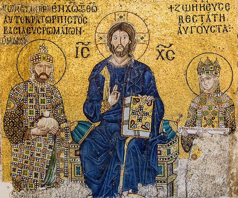 Empress Zoe mosaic Hagia Sophia