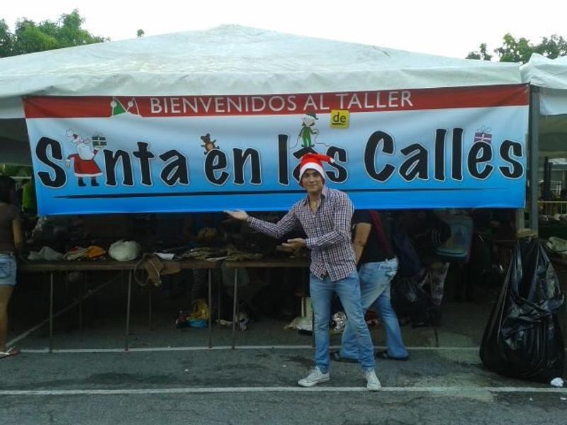 SANTA EN LAS CALLES