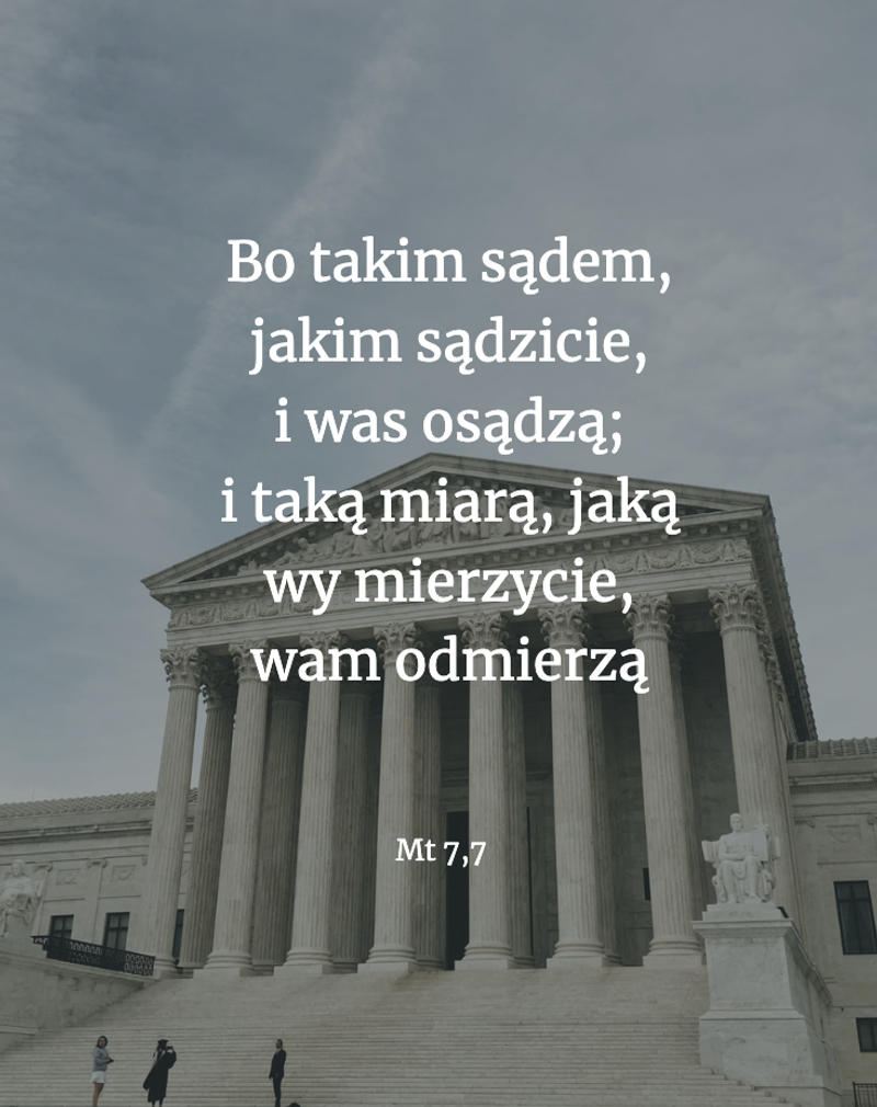 Cytat z Biblii [Mt 7, 7]