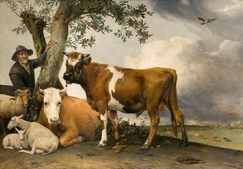 Les taureaux, de Paulus Potter