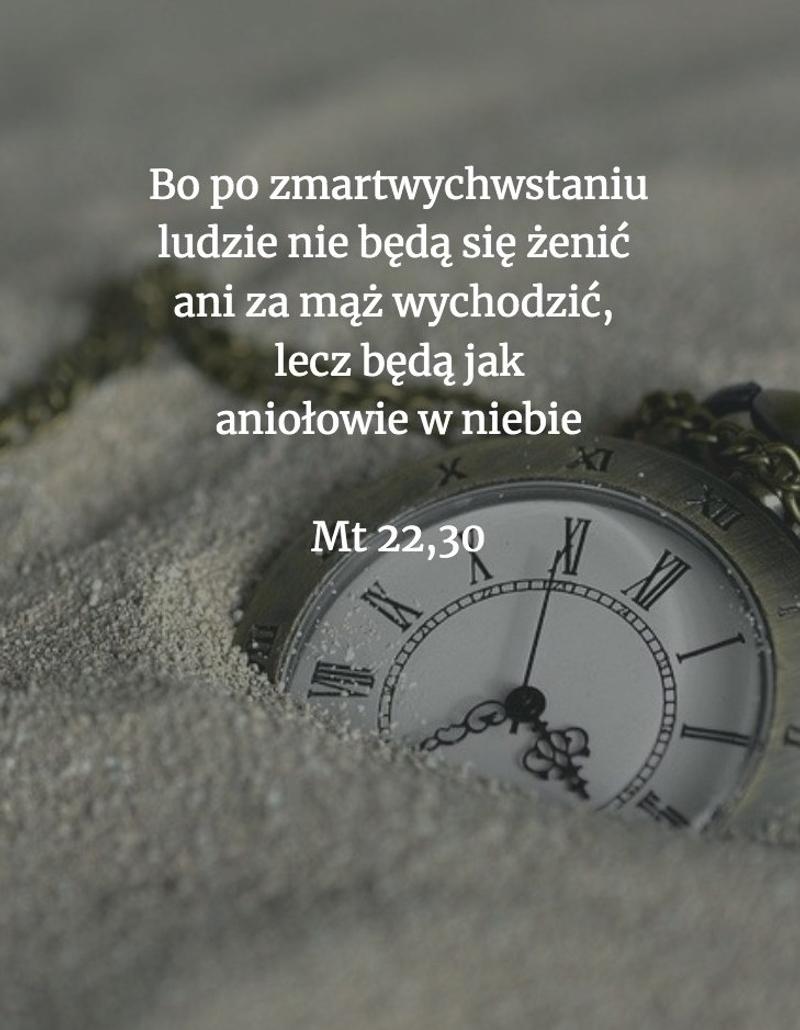 Cytat z Biblii [Mt 22, 30]
