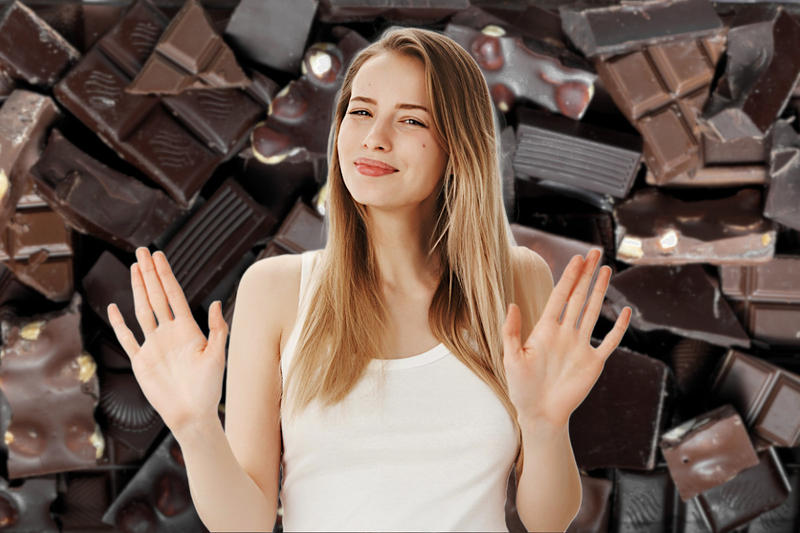 No give up chocolate Lent