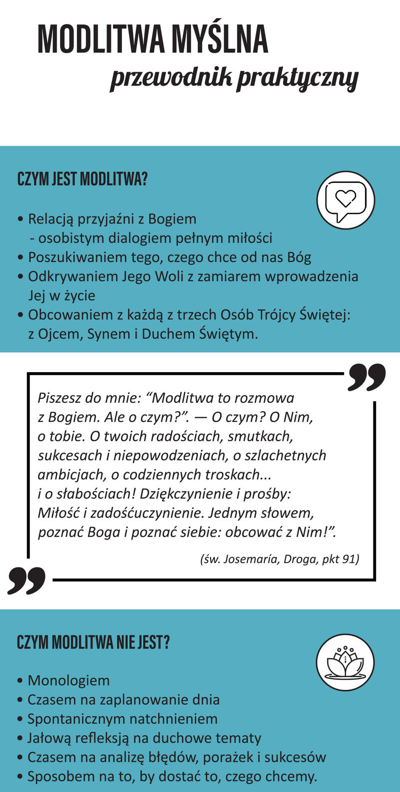 ULOTKA "JAK SIĘ MODLIĆ"