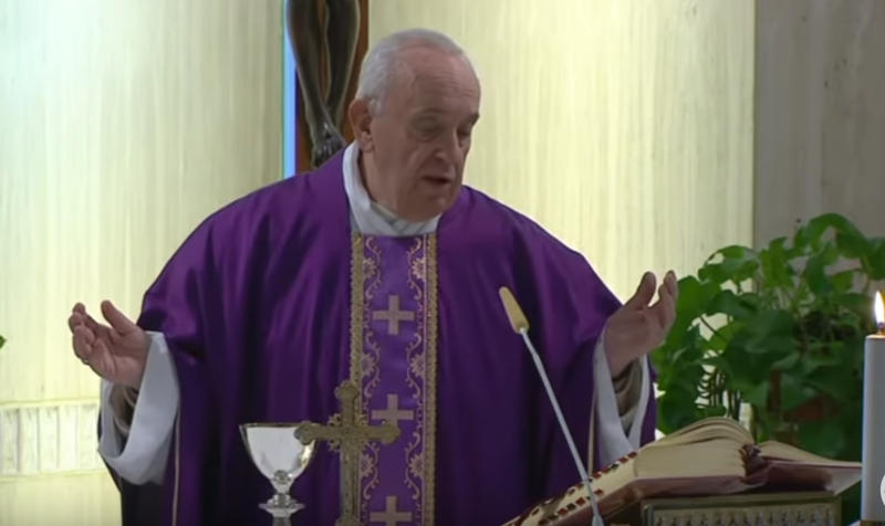 POPE FRANCIS SANTA MARTA