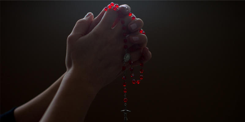 ROSARY, HANDS, PRAY,