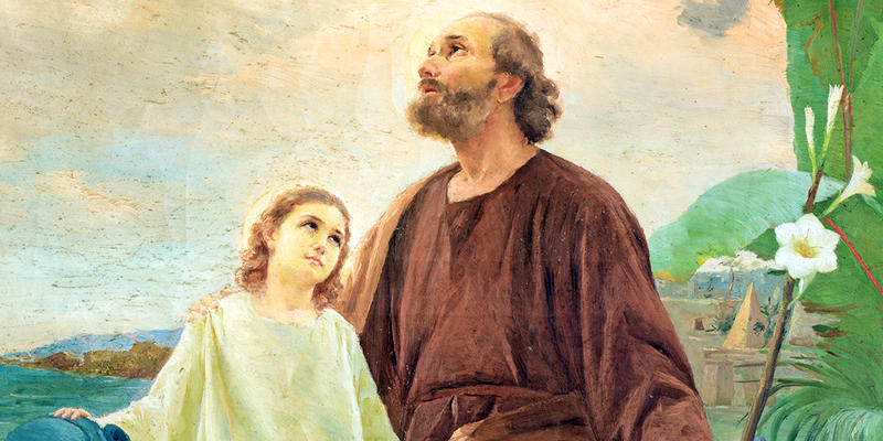 SAINT JOSEPH AND CHILD JESUS