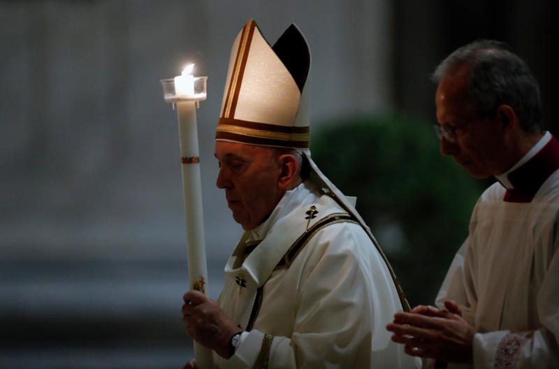 POPE EASTER VIGIL MASS