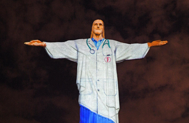 Cristo Redentor como médico