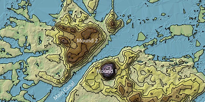 San Antón de Carlos MOUND KEY MAP