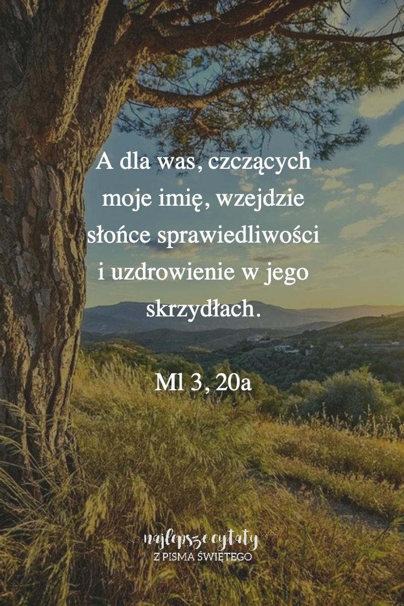 Cytat z Biblii [Mt 3, 20a]