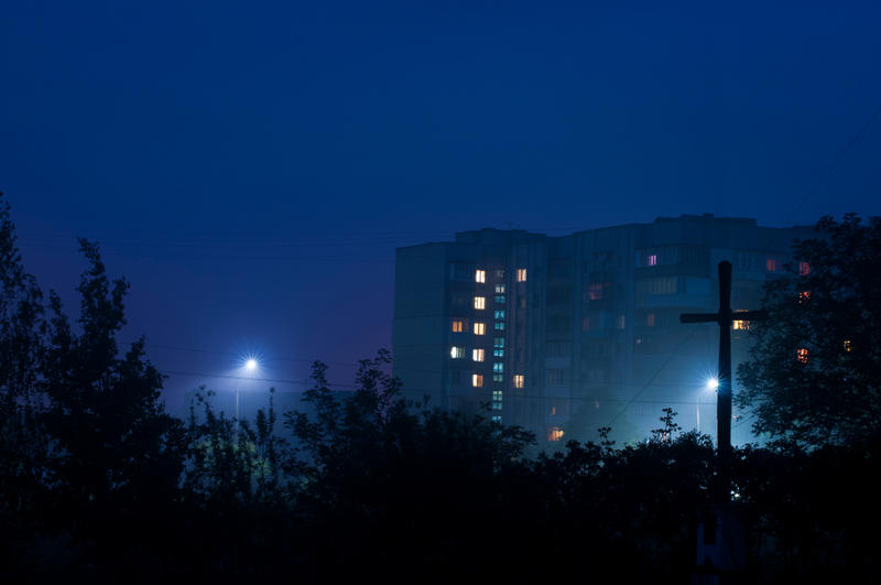 Bloki i krzyż