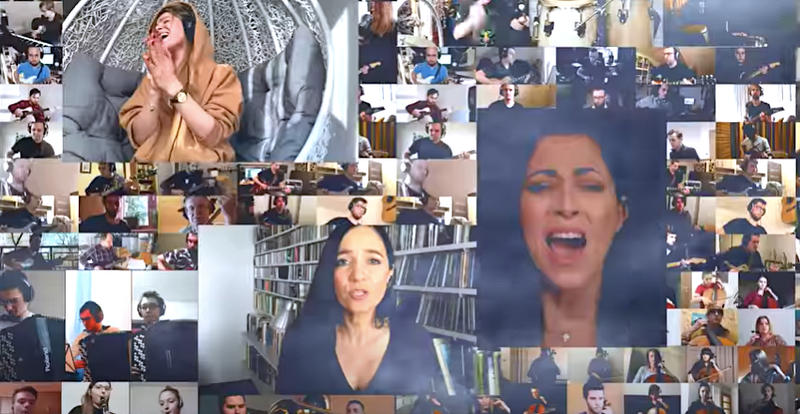 Orkiestra online #wdomuzagrane - "Co mi Panie dasz" (ar. Adam Sztaba)