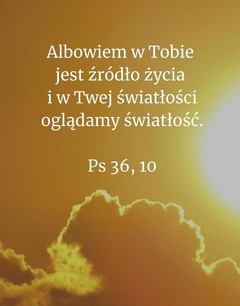 Cytat z Biblii [36, 10]