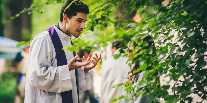 PRIEST, CONFESSION, WOMAN