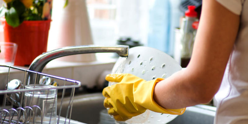 WASHING DISHES