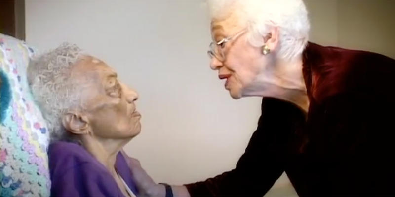 Gladys Wilson and Naomi Feil