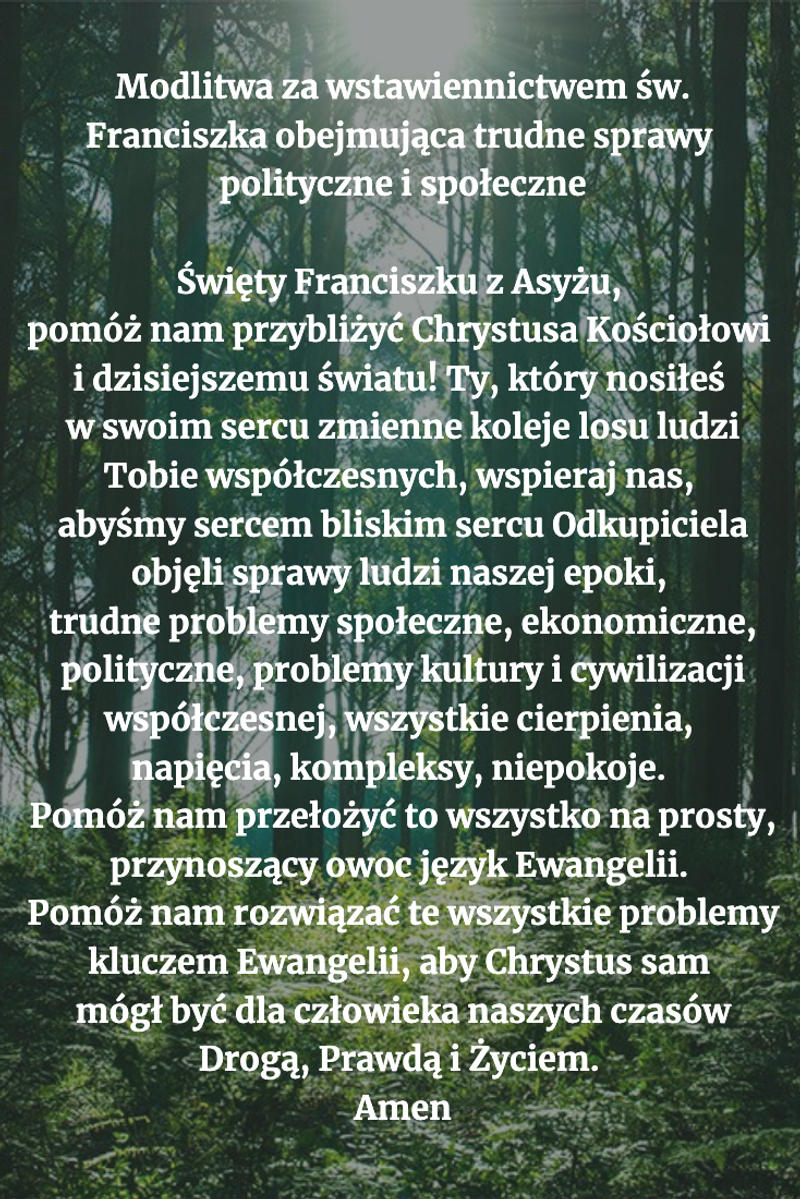 Modlitwa-za-wstawiennictwem-św.-Franciszka-obejmująca-trudne-sprawy-polityczne-i-społeczne.png - Aleteia Polska