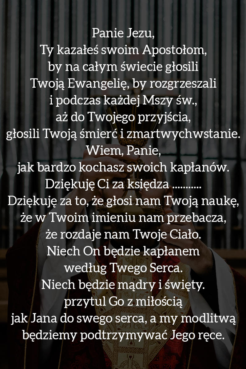 Modlitwa za księdza - Aleteia Polska Modlitwa za księdza