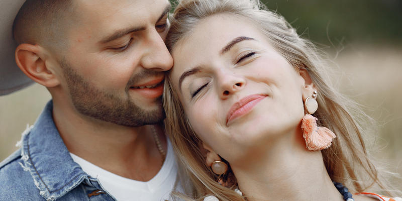 COUPLE, LOVE. SMILE