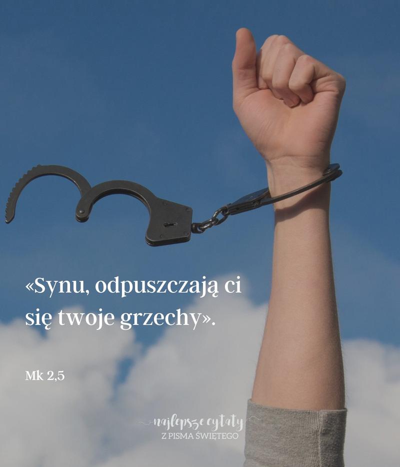 Cytat z Pisma Świętego Mk 2,5