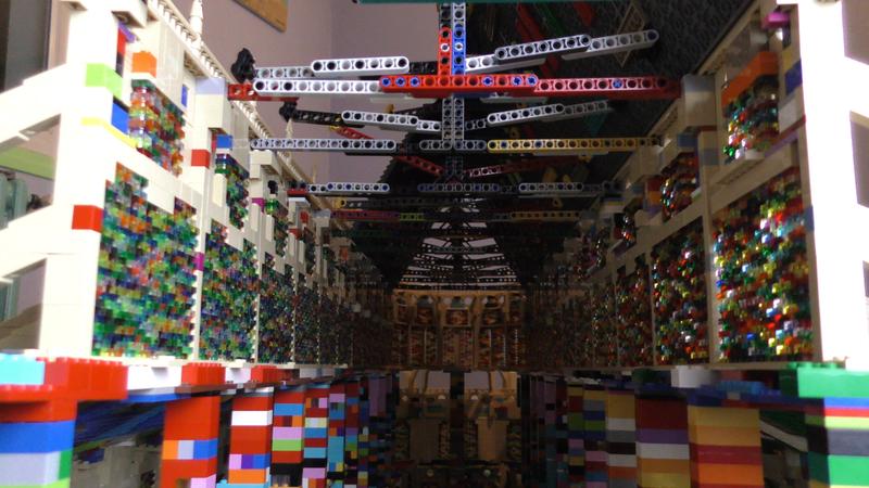 cathédrale de bourges en lego