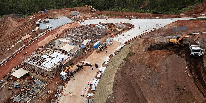 Represa de Fundao, sitio de la tragedia de Bento Rodrigues