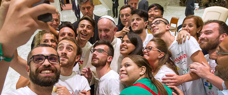 pope francis young people