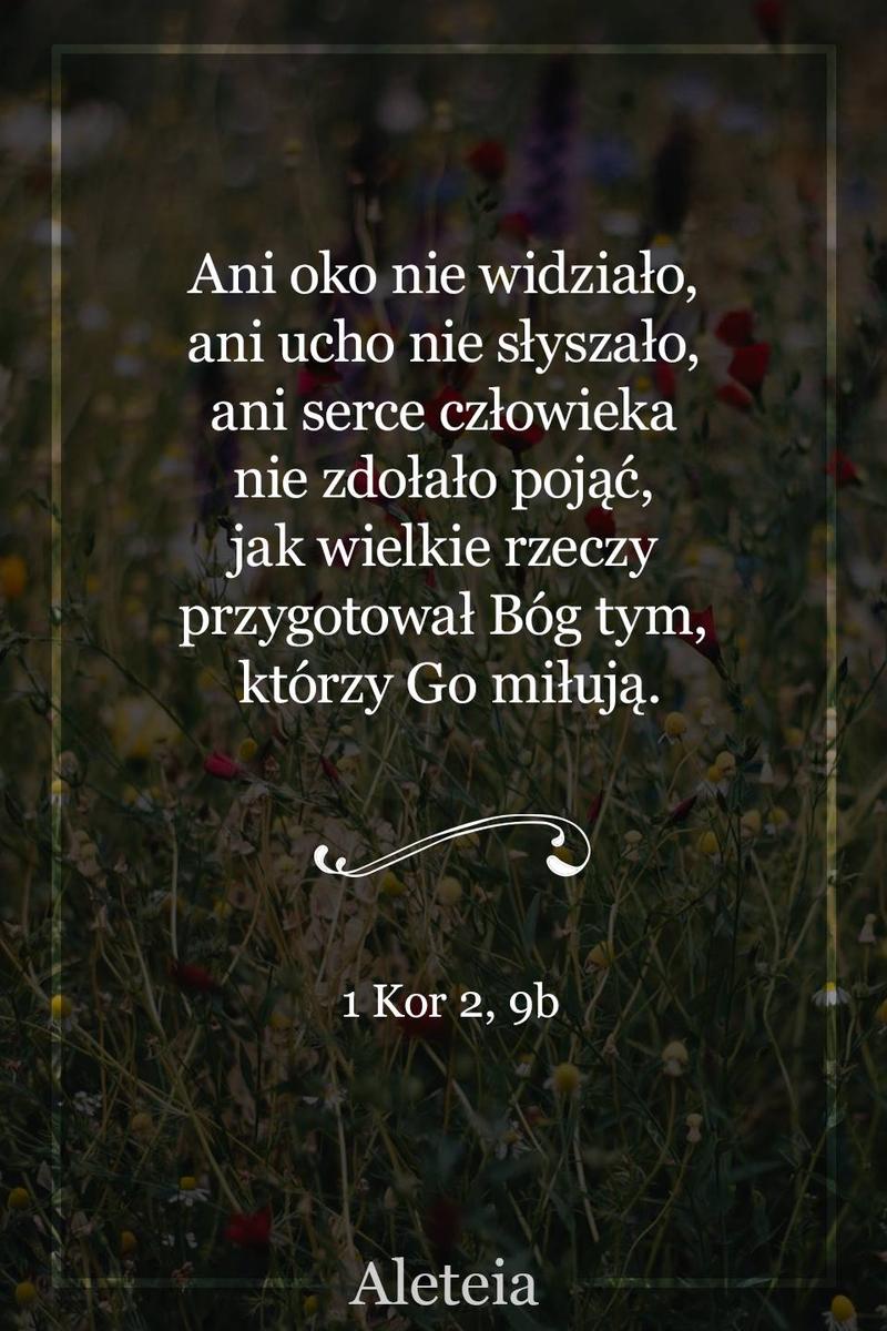 BBQ_1KOR2_9B.jpg - Aleteia Polska Ani oko nie widziało, ani ucho nie słyszało, ani serce człowieka nie zdołało pojąć, jak wielkie rzeczy przygotował Bóg tym, którzy Go miłują. 1 Kor 2,9b