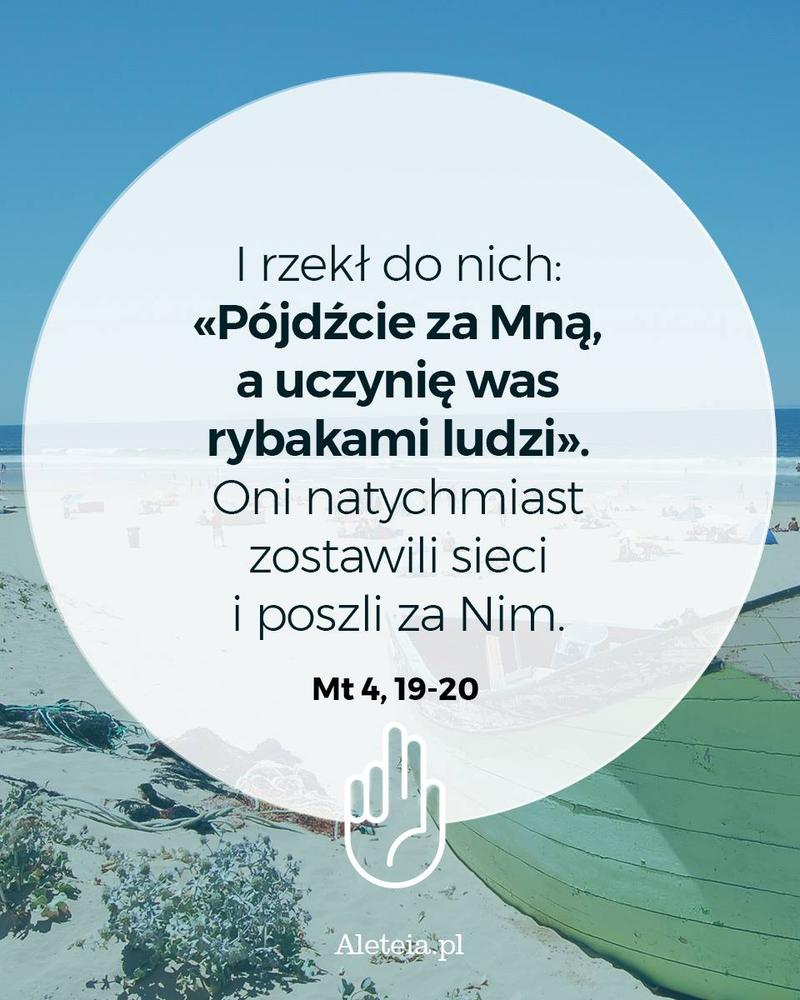 BBQ_MT4_19_20.jpeg - Aleteia Polska I rzekł do nich: «Pójdźcie za Mną, a uczynię was rybakami ludzi». 20 Oni natychmiast zostawili sieci i poszli za Nim. Mt 4,19-20