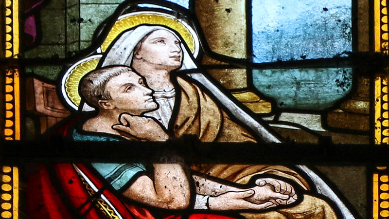 SAINT AUGUSTINE AND SAINT MONICA