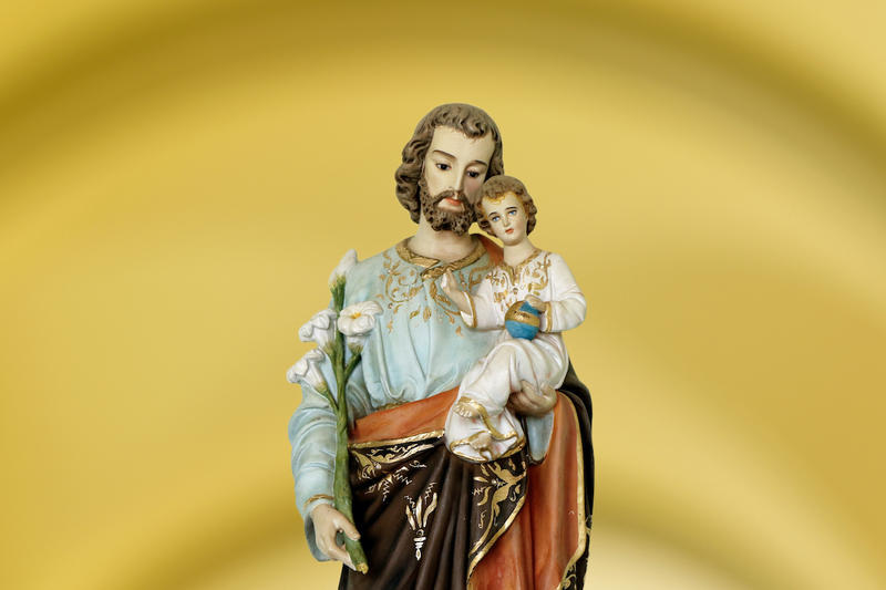 São José e o Menino Jesus