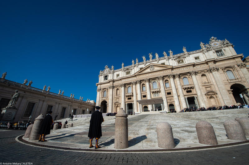 Pope Francis during his weekly general audience - April 19-2023
